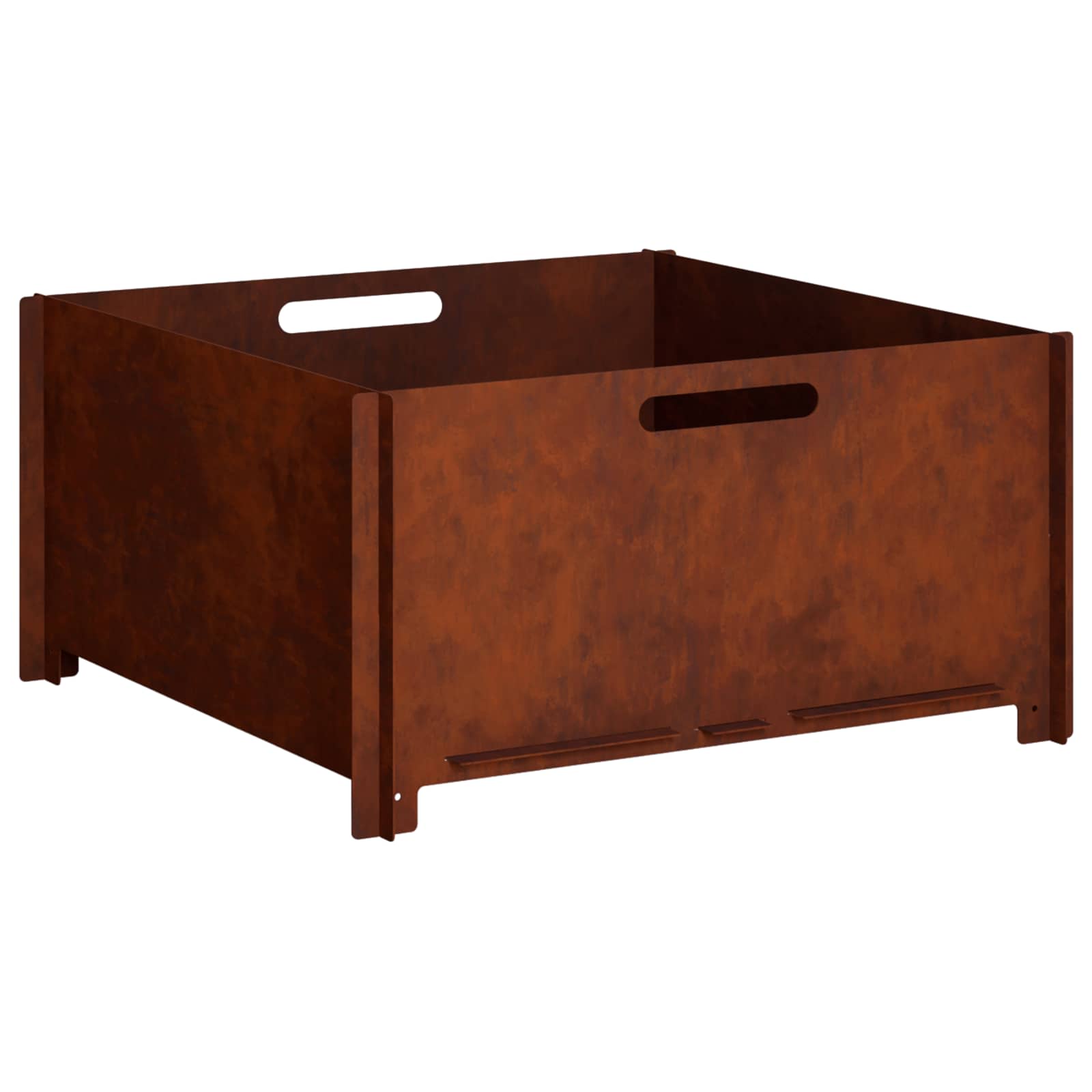 Φωτιά Σκ rusty 60 x 60 x 30 cm Ατσάλι Σκληρυθέν στον Αέρα - Pakobazaar