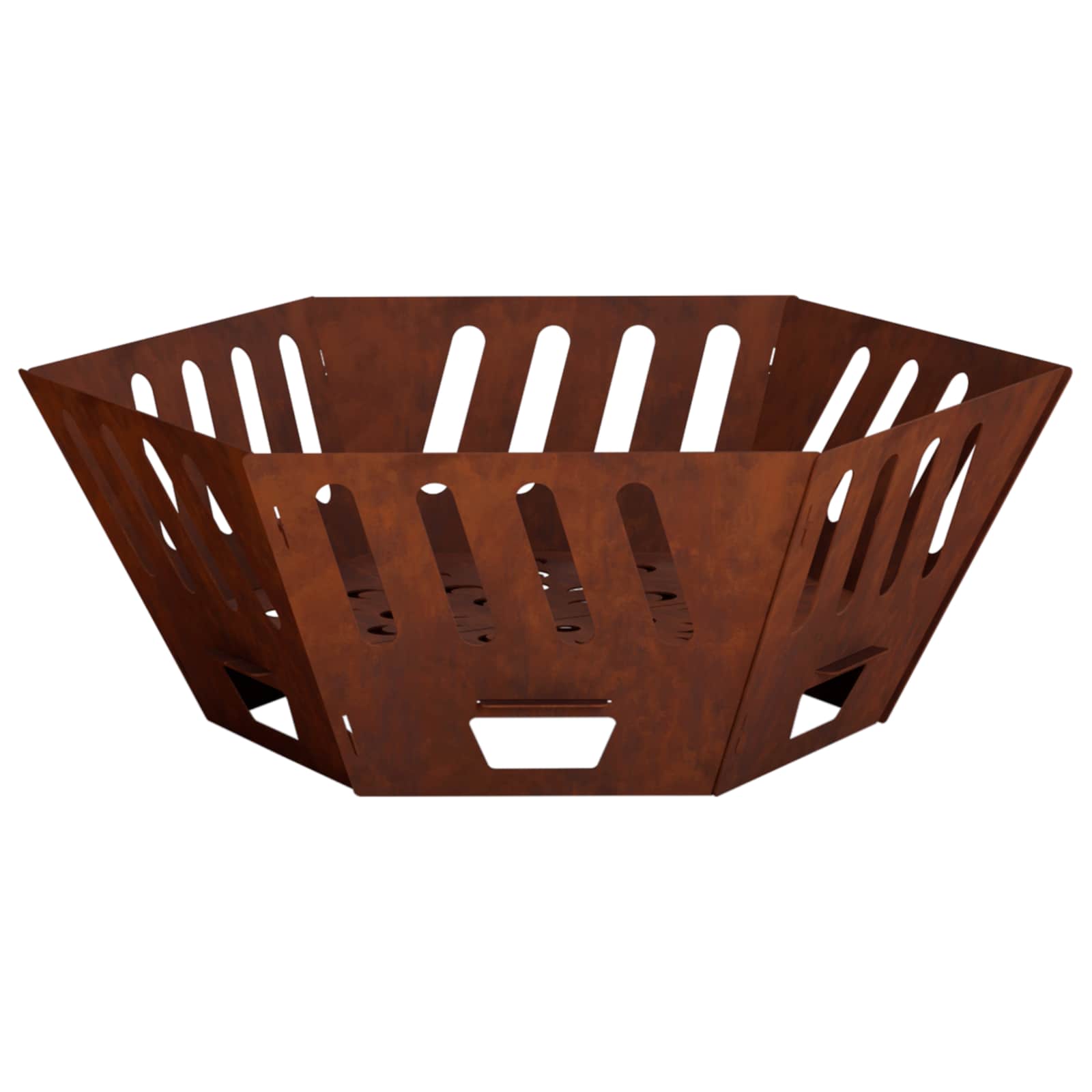 Φωτιά Σκ rusty 60 x 60 x 23 εκ Ατσάλι Σκληρυθέν στον Αέρα
