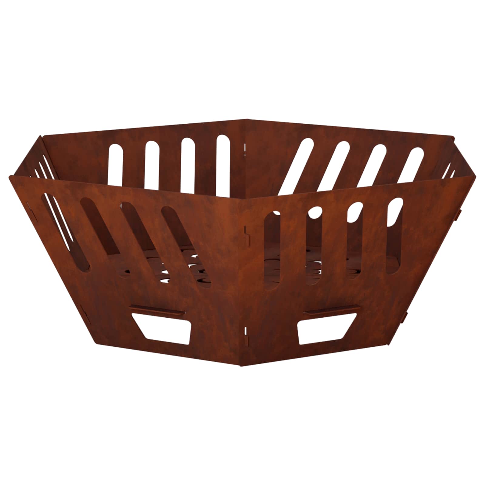 Φωτιά Σκ rusty 60 x 60 x 23 εκ Ατσάλι Σκληρυθέν στον Αέρα