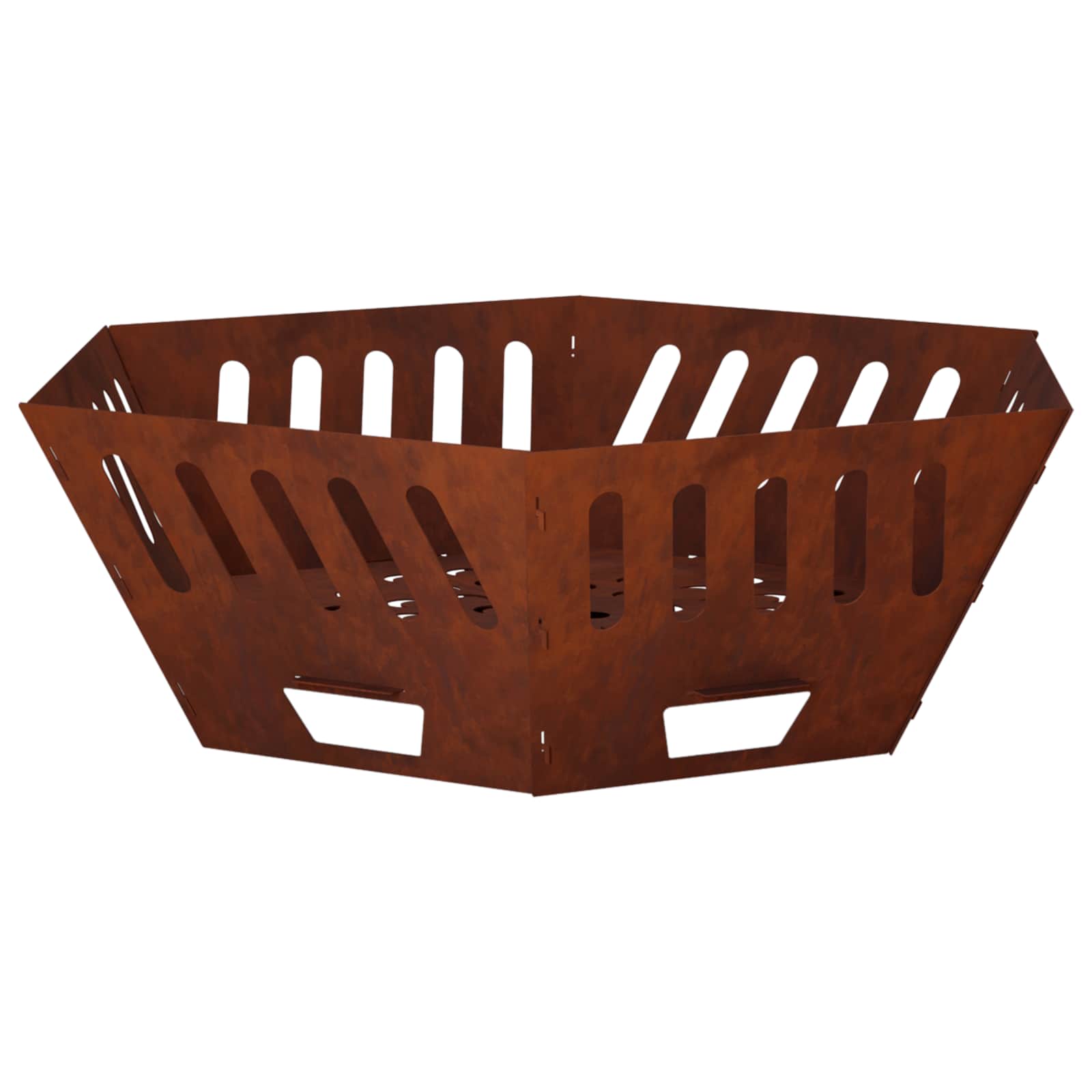 Φωτιά Σκ rusty 80 x 80 x 28 cm Ατσάλι Σκληρυθέν στον Αέρα - Pakobazaar
