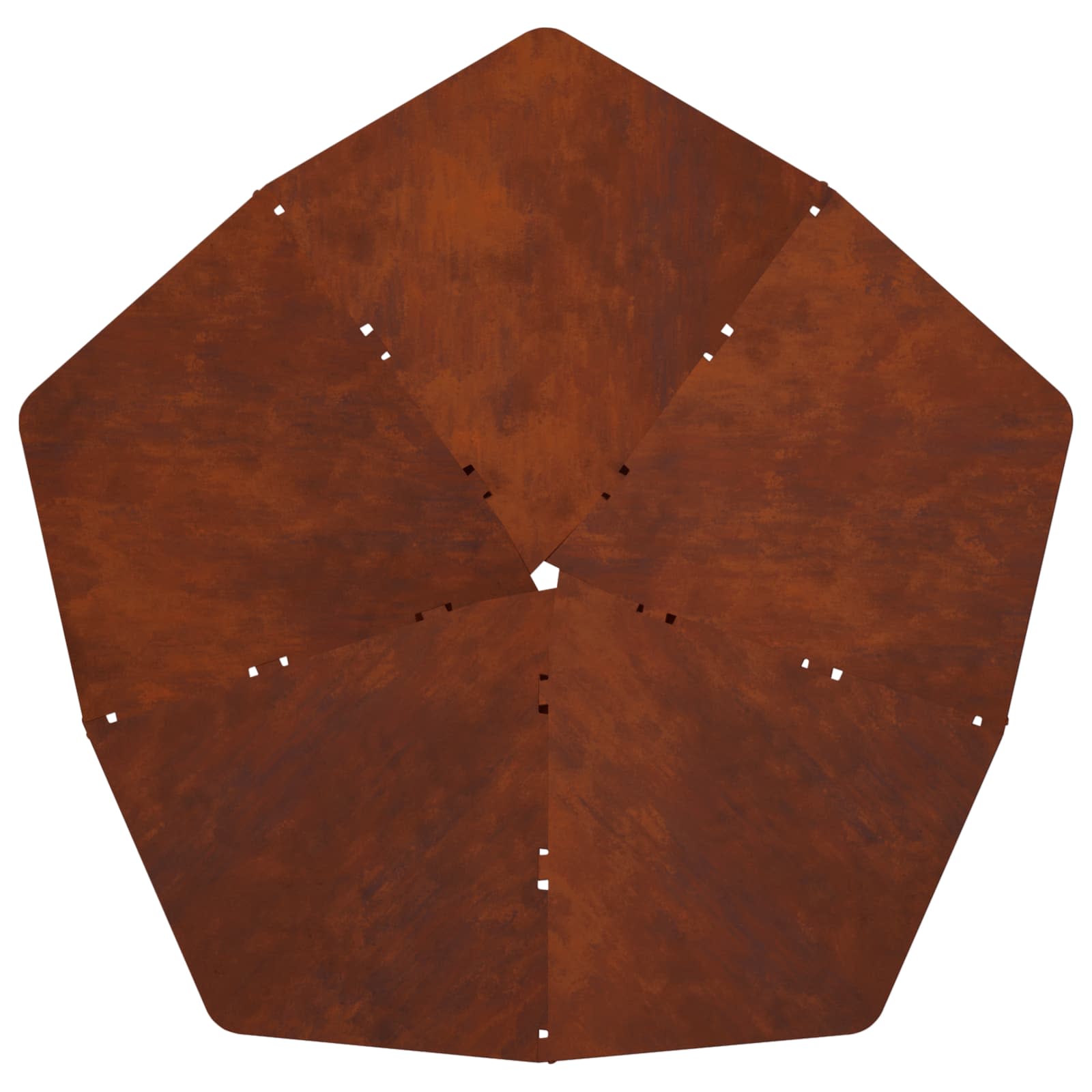 Φωτιά Σκ rusty 53 x 53 x 18,5 εκ Ατσάλι Σκληρυθέν στον Αέρα