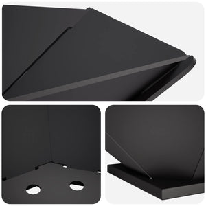 Φωτιά Μαύρο 50 x 50 x 15,5 εκ. Ατσάλι - Pakobazaar