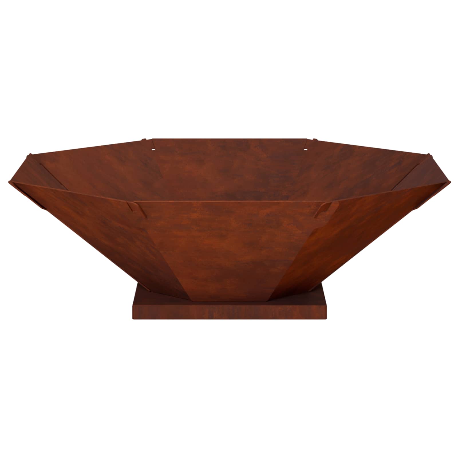 Φωτιά Σκ rusty 50 x 50 x 15,5 εκ. Ατσάλι Σκληρυθέν στον Αέρα