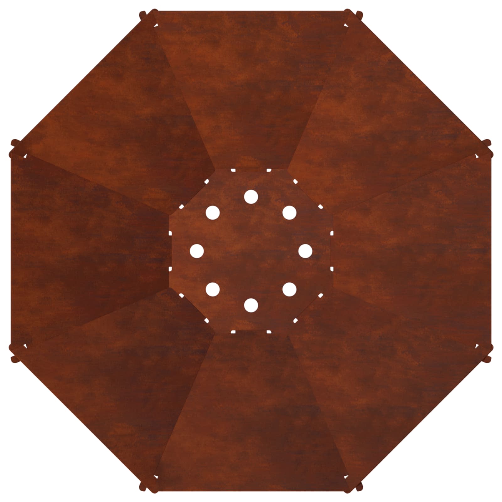 Φωτιά Σκ rusty 50 x 50 x 15,5 εκ. Ατσάλι Σκληρυθέν στον Αέρα