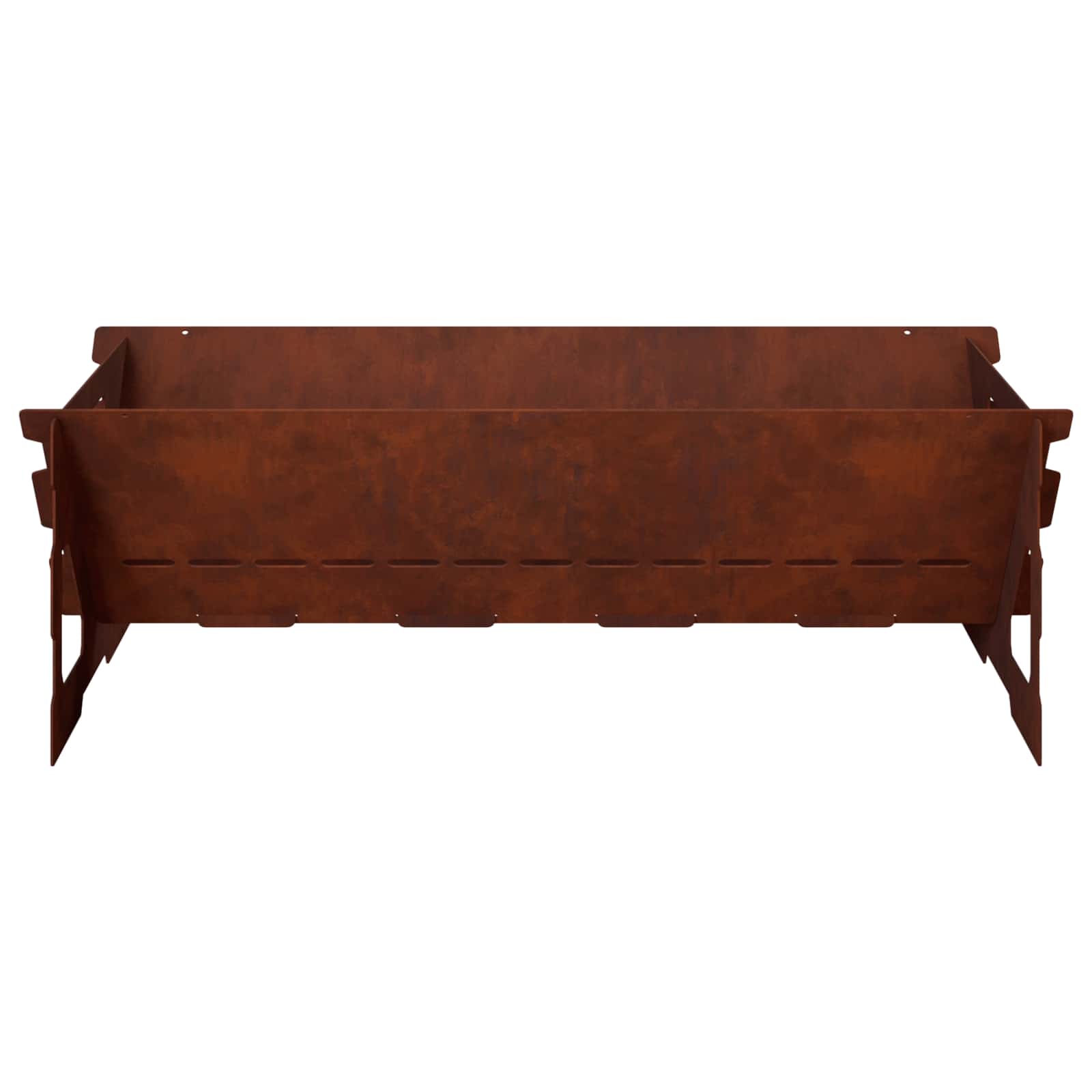 Φωτιά Σκ rusty 60 x 40 x 20 εκ. Ατσάλι Σκληρυθέν στον Αέρα - Pakobazaar
