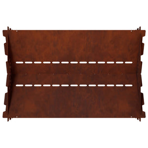 Φωτιά Σκ rusty 60 x 40 x 20 εκ. Ατσάλι Σκληρυθέν στον Αέρα - Pakobazaar