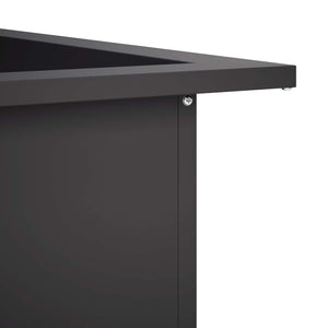 Δαχτυλίδι φωτιάς Μαύρο 90 x 90 x 25 εκ Ατσάλι - Pakobazaar