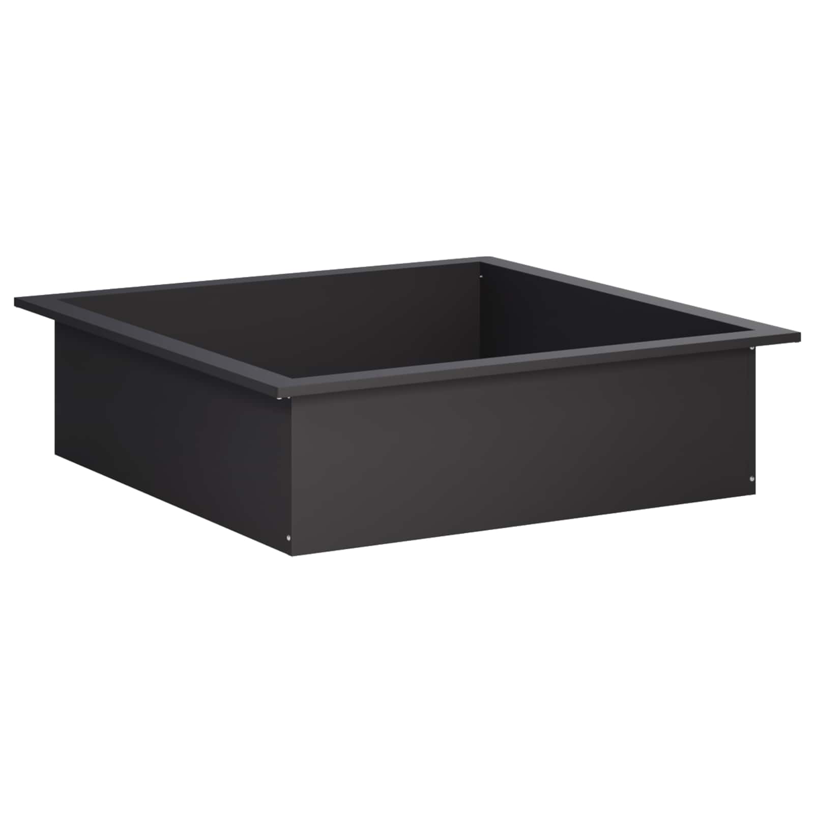 Δαχτυλίδι φωτιάς Μαύρο 90 x 90 x 25 εκ Ατσάλι - Pakobazaar