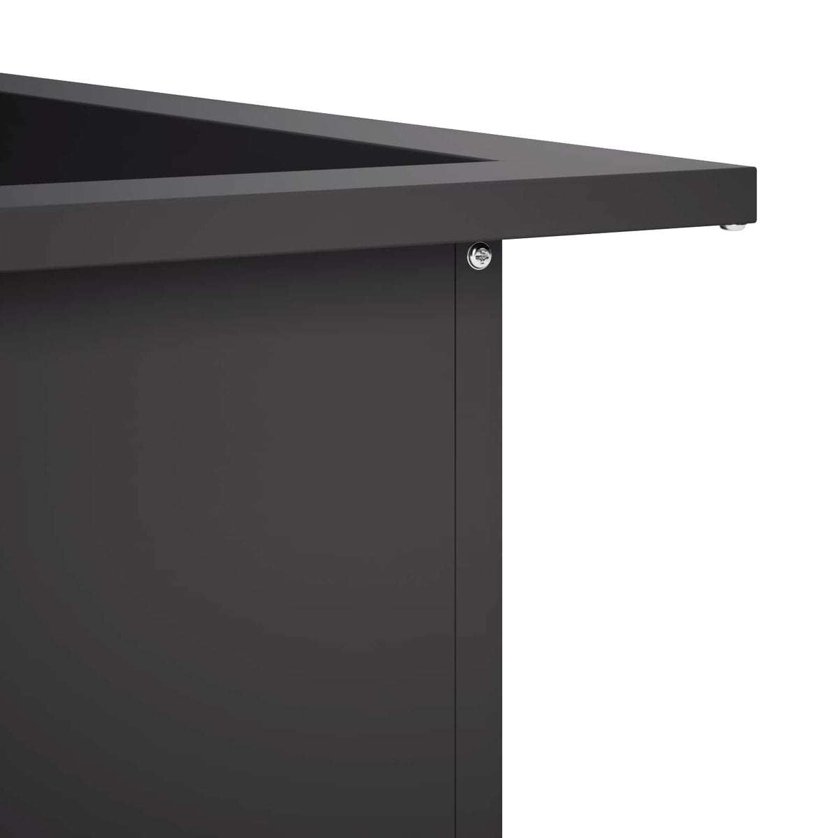 Δαχτυλίδι φωτιάς Μαύρο 100 x 100 x 25 cm Ατσάλι - Pakobazaar