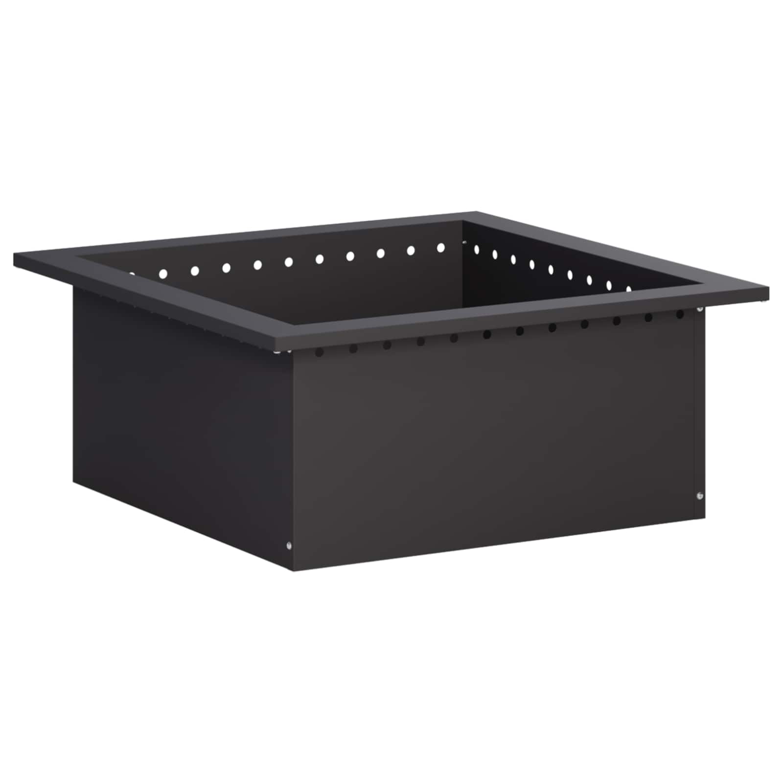 Δαχτυλίδι φωτιάς Μαύρο 60 x 60 x 25 εκ Ατσάλι - Pakobazaar