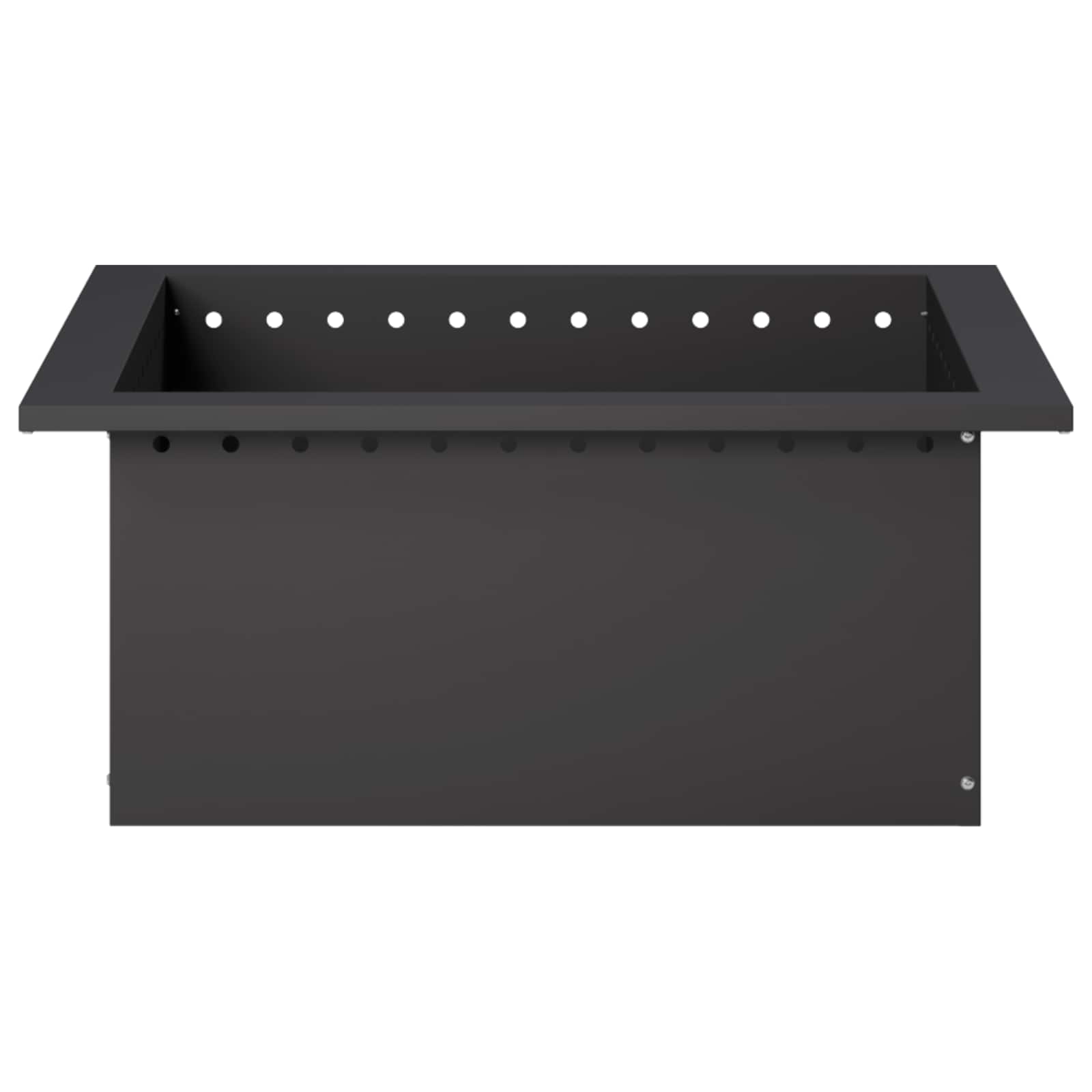 Δαχτυλίδι φωτιάς Μαύρο 60 x 60 x 25 εκ Ατσάλι - Pakobazaar