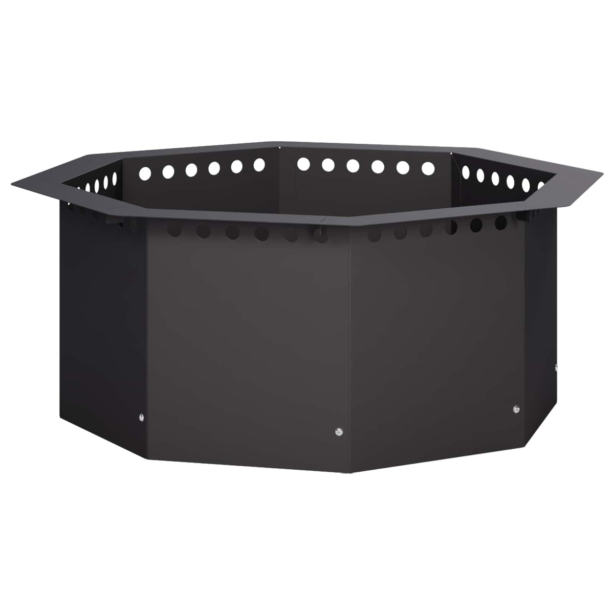 Δαχτυλίδι φωτιάς Μαύρο 60 x 60 x 25 εκ Ατσάλι - Pakobazaar
