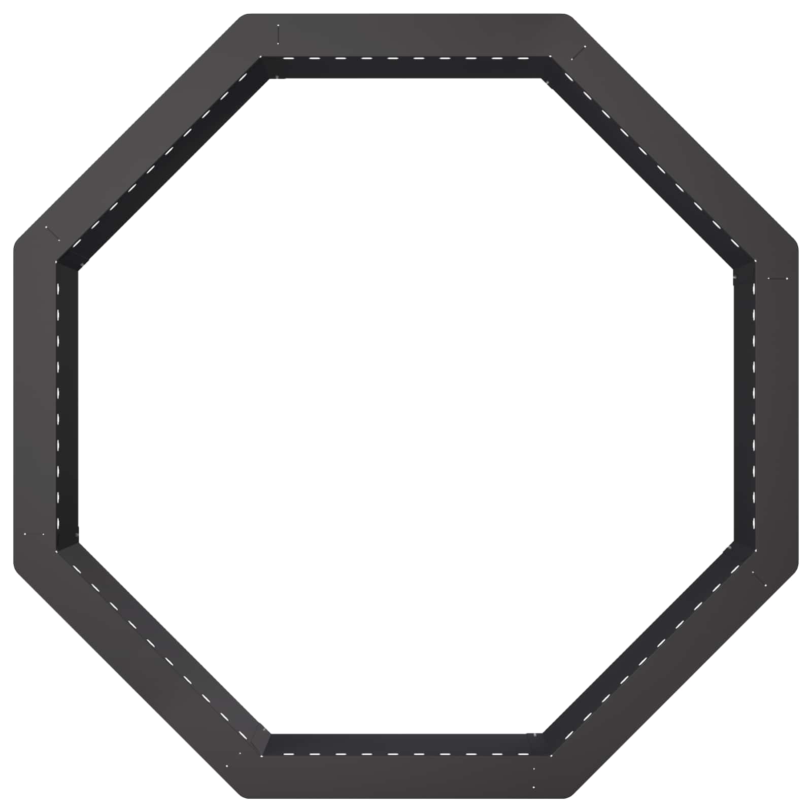 Δαχτυλίδι φωτιάς Μαύρο 80 x 80 x 25 εκ Ατσάλι - Pakobazaar
