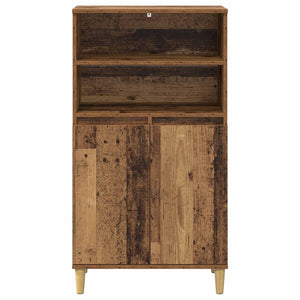 Highboard Ξύλο δρυός 60 x 36 x 110 εκ. Επεξεργασμένο Ξύλο