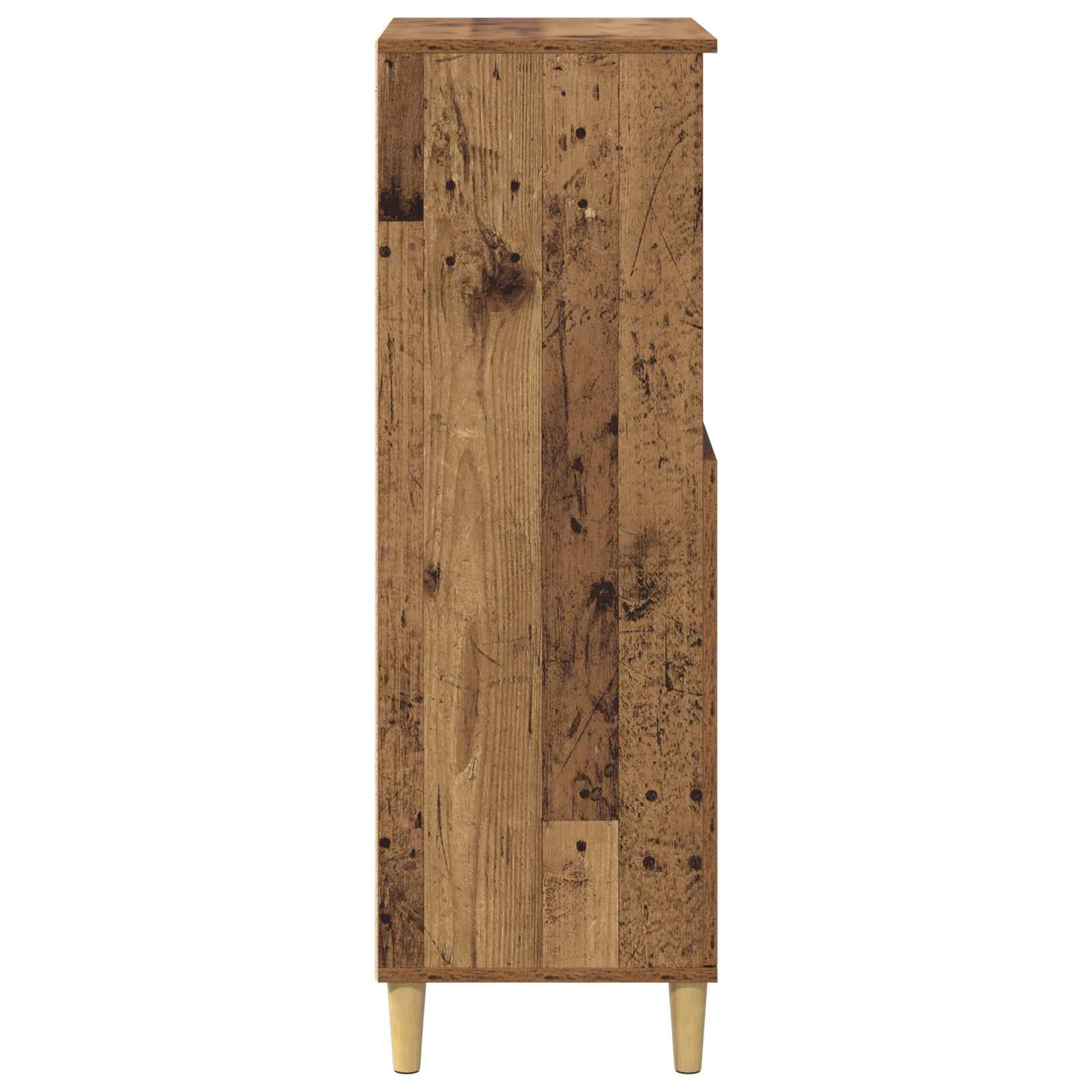 Highboard Ξύλο δρυός 60 x 36 x 110 εκ. Επεξεργασμένο Ξύλο