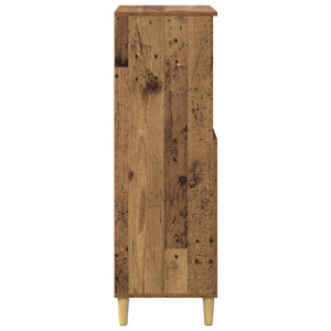 Highboard Ξύλο δρυός 60 x 36 x 110 εκ. Επεξεργασμένο Ξύλο