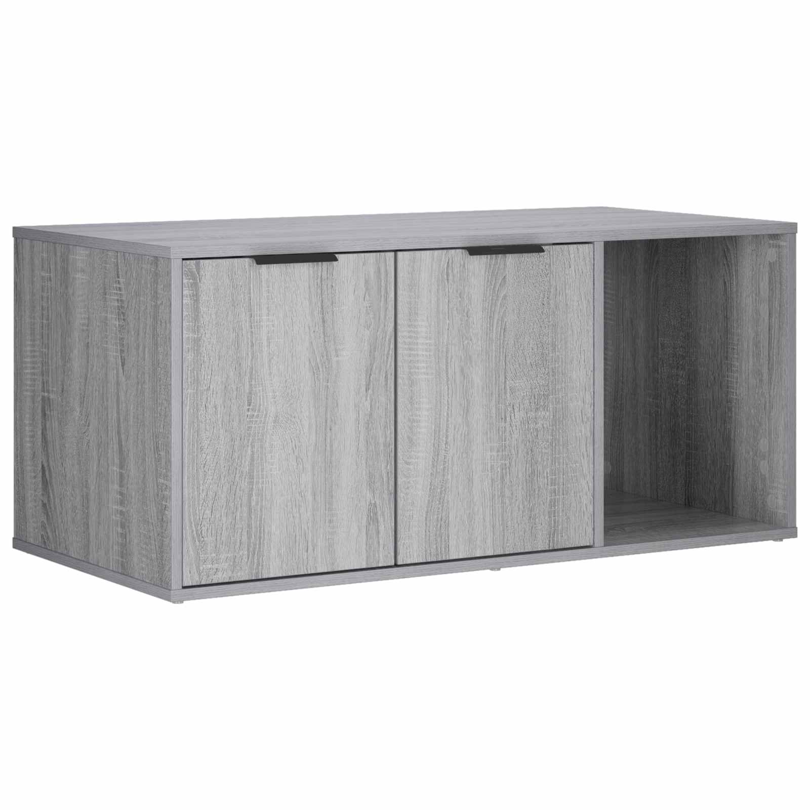 Έπιπλο Κλουβί Γάτας Γκρι Sonoma 100 x 49 x 45 εκ. - Pakobazaar