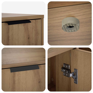 Έπιπλο Κλουβί Γάτας Artisan Δρυς 100 x 49 x 45 εκ. - Pakobazaar
