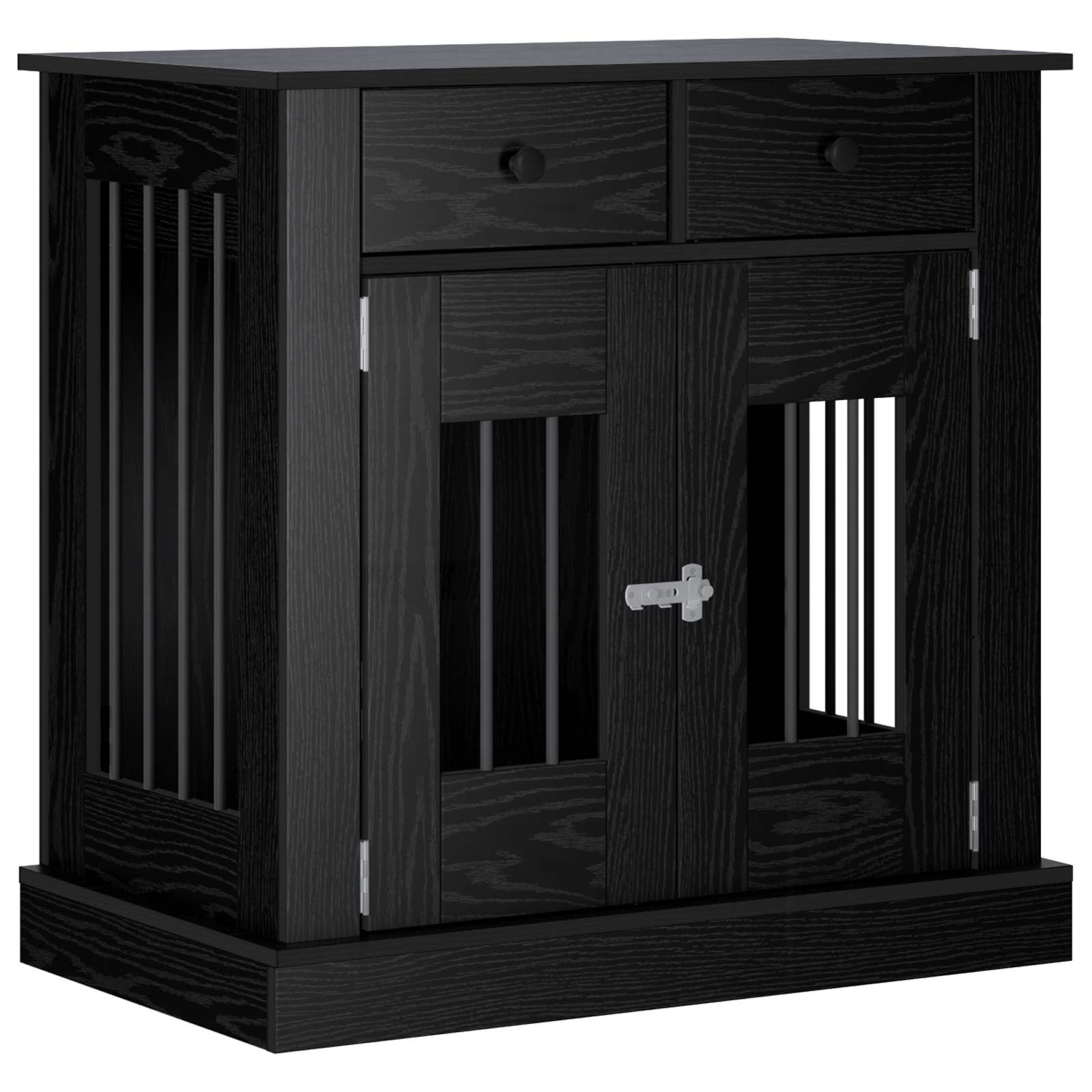 Έπιπλο για κλουβί σκύλου Μαύρη Δρυς 80 x 47,5 x 80 εκ