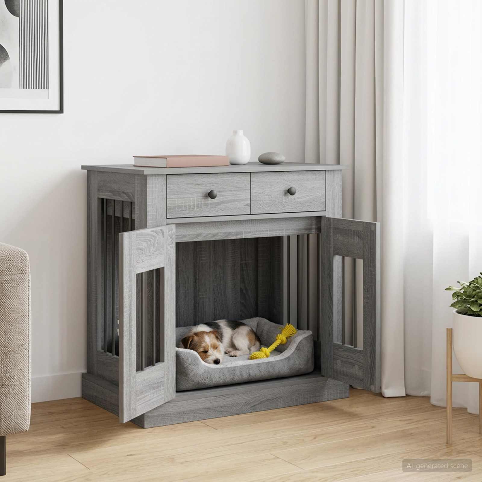 Έπιπλο για κλουβί σκύλου Γκρι Sonoma 80 x 47,5 x 80 εκ - Pakobazaar