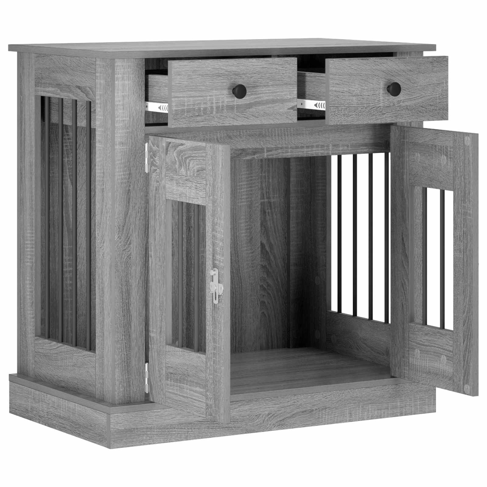 Έπιπλο για κλουβί σκύλου Γκρι Sonoma 80 x 47,5 x 80 εκ - Pakobazaar