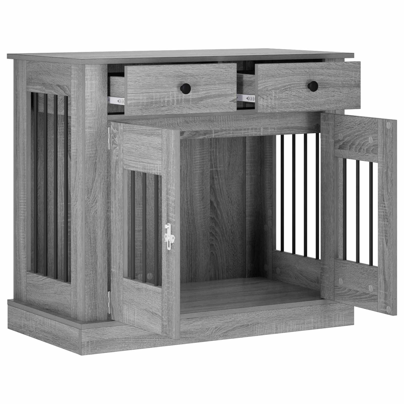 Έπιπλο για κλουβί σκύλου Γκρι Sonoma 90 x 47,5 x 80 εκ - Pakobazaar
