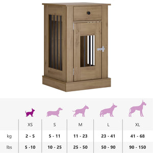 Έπιπλο για κλουβί σκύλου Artisan Δρυς 50 x 47,5 x 80 εκ. - Pakobazaar