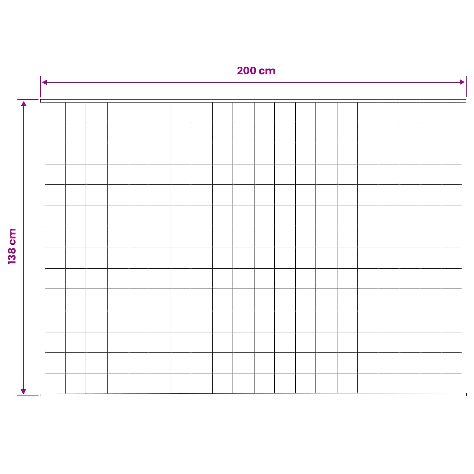 Βάρος Κουβέρτα Λευκό 138 x 200 cm 6 kg 100% Βαμβάκι 205T - Pakobazaar