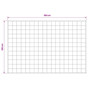 Βάρος Κουβέρτα Λευκό 120 x 180 cm 9 kg 100% Βαμβάκι 205T