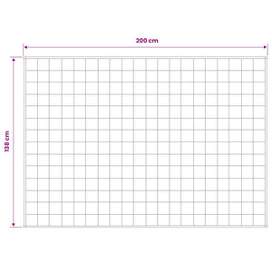Βάρος Κουβέρτα Λευκό 138 x 200 cm 6 kg 100% Βαμβάκι 205T