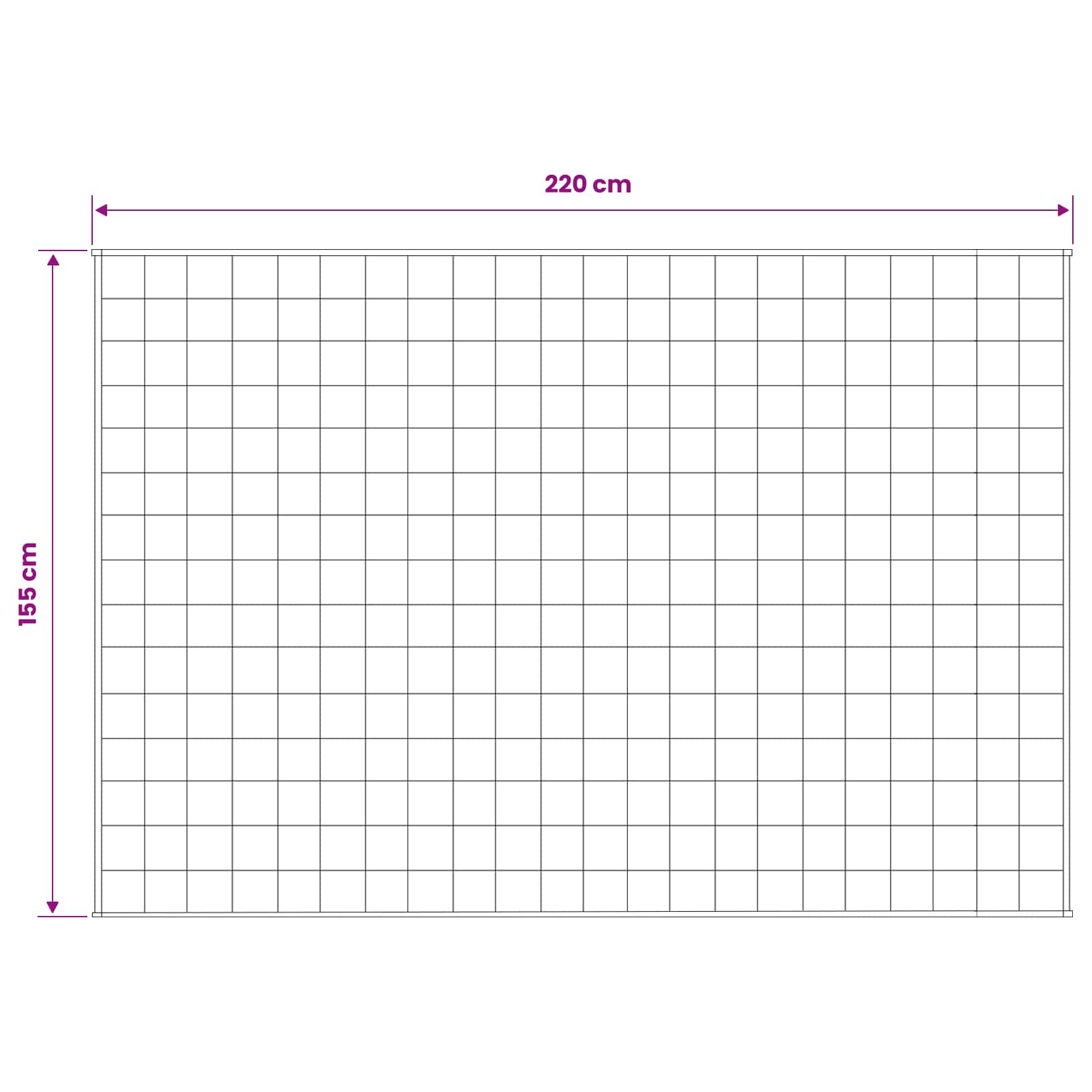 Βάρος Κουβέρτα Λευκό 155 x 220 cm 11 kg 100% Βαμβάκι 205T - Pakobazaar