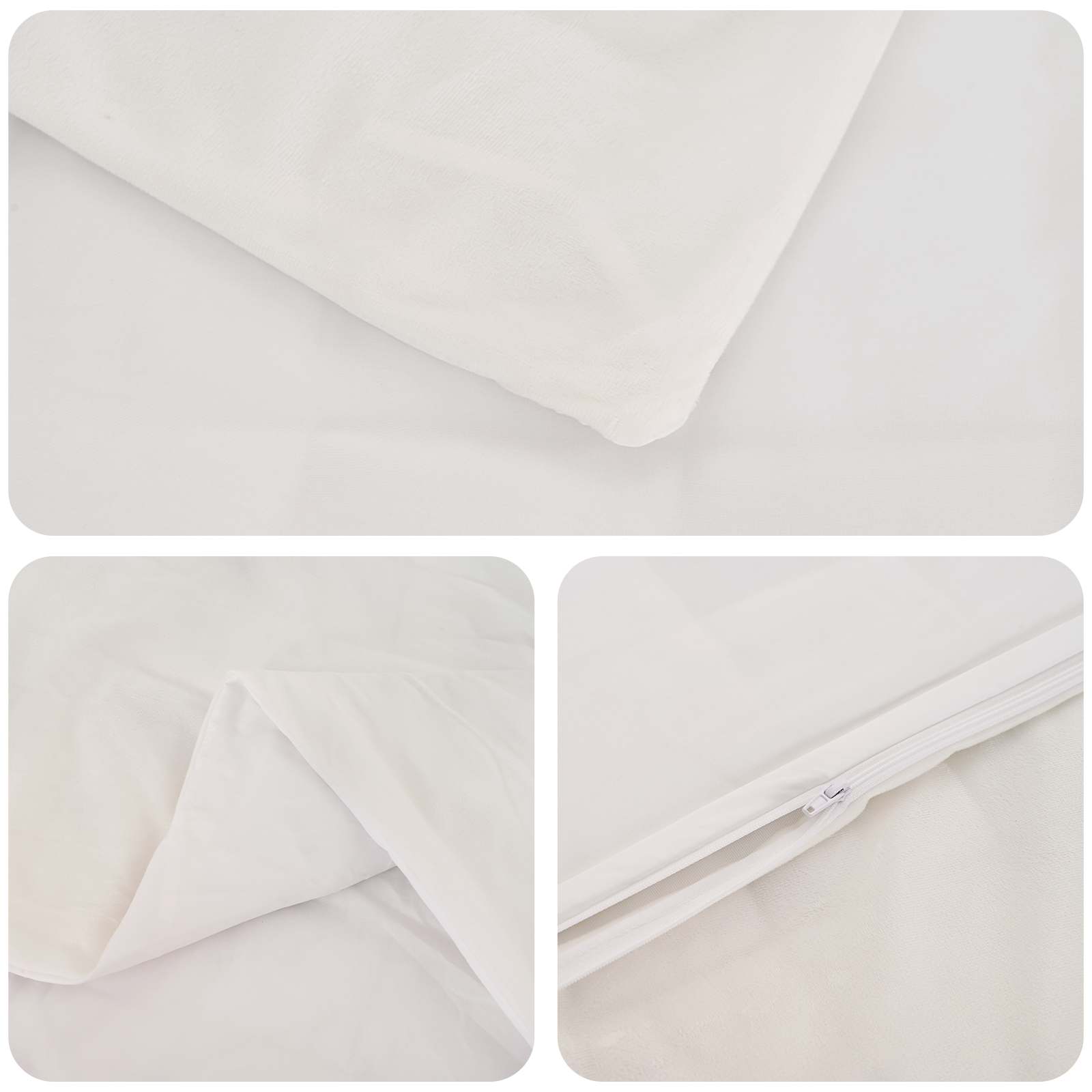 Βάρος Κουβέρτα Λευκό 155 x 220 cm 7 kg 100% Βαμβάκι 205T - Pakobazaar