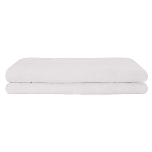 Βάρος Κουβέρτα Λευκό 155 x 220 cm 7 kg 100% Βαμβάκι 205T - Pakobazaar