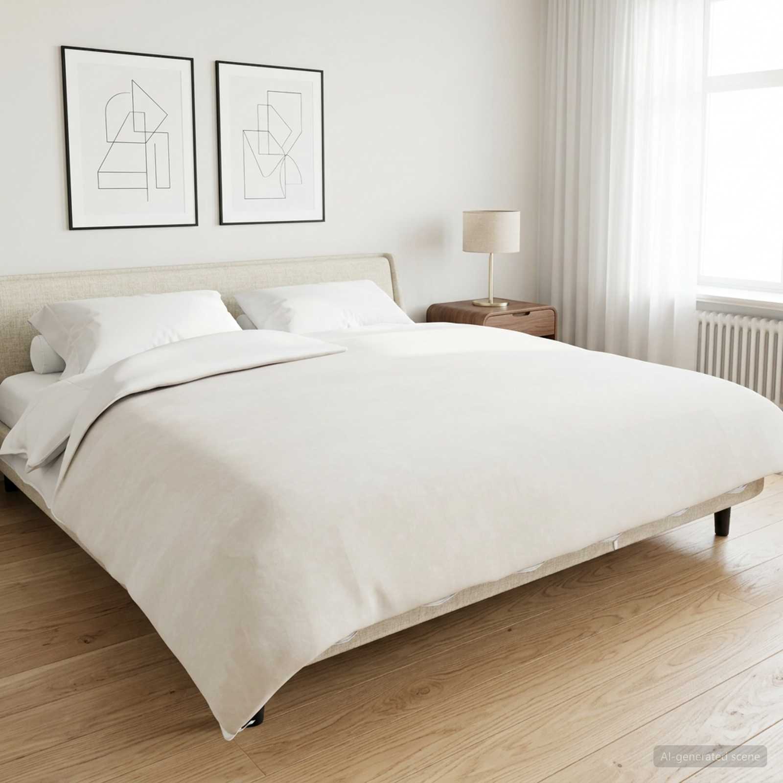 Βάρος Κουβέρτα Λευκό 200 x 200 cm 9 kg 100% Βαμβάκι 205T
