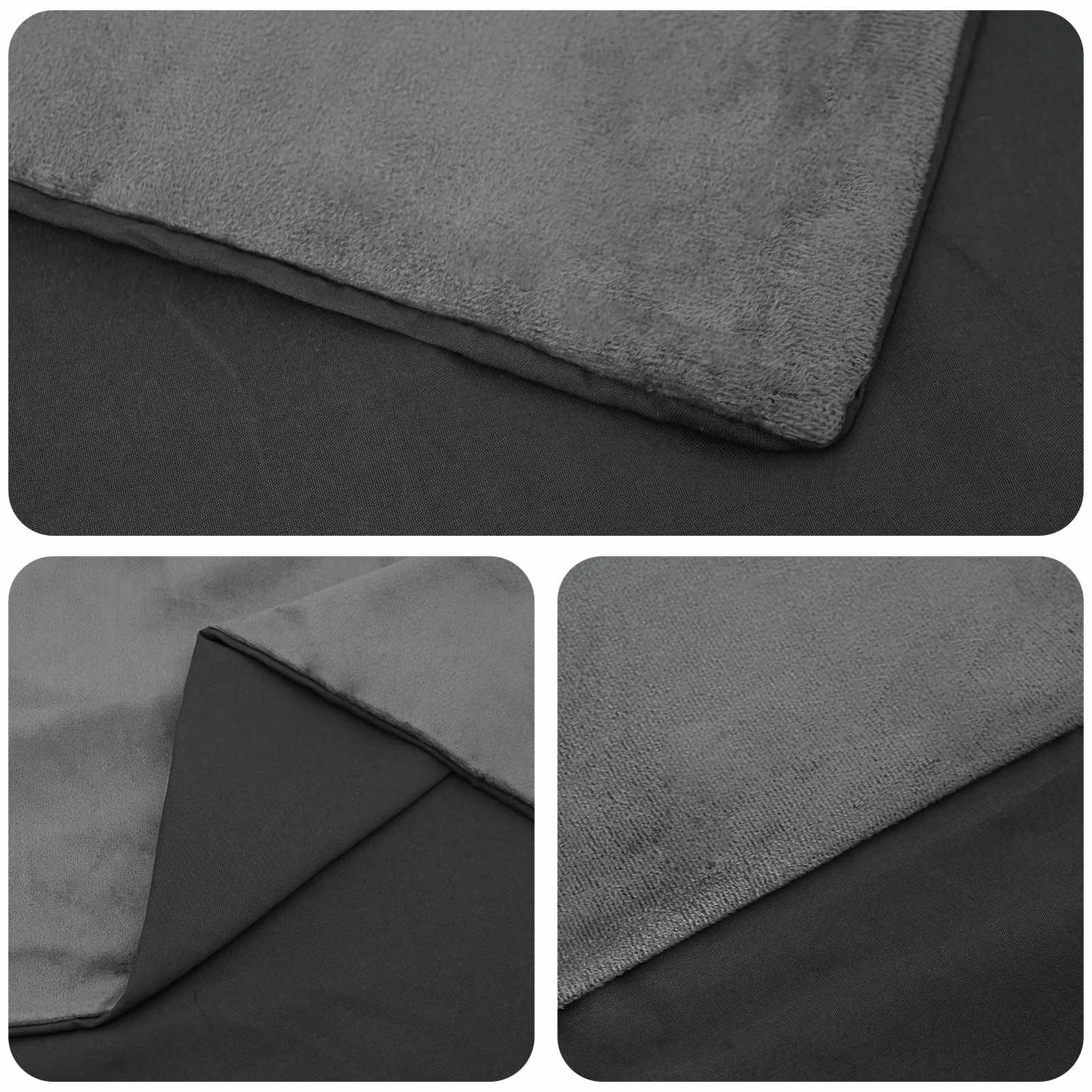 Βάρος Κουβέρτα Ανθρακί 120 x 180 cm 9 kg 100% Βαμβάκι 205T - Pakobazaar