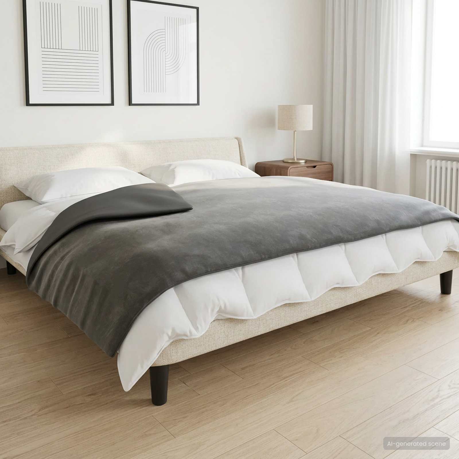 Βάρος Κουβέρτα Ανθρακί 120 x 180 cm 9 kg 100% Βαμβάκι 205T - Pakobazaar