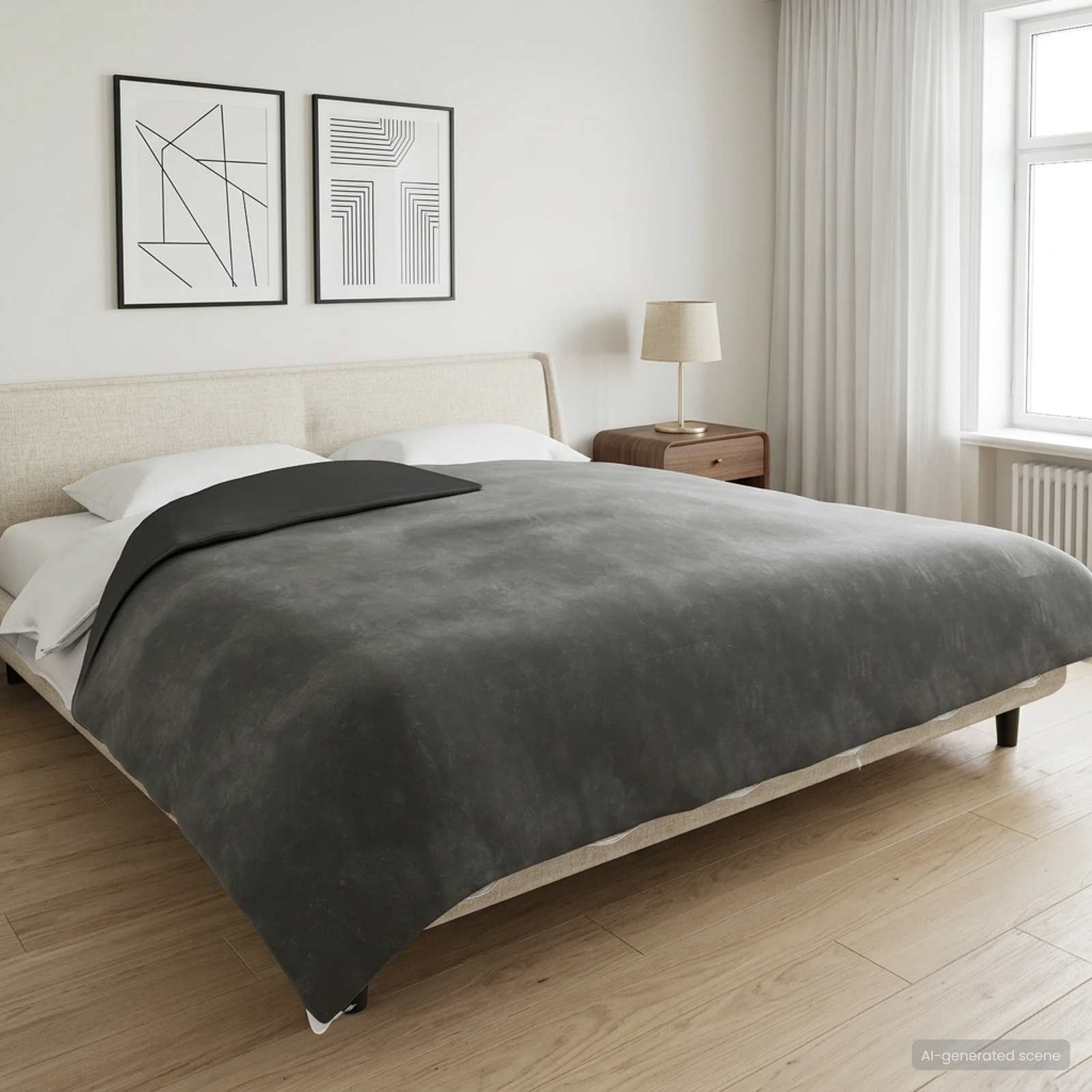Βάρος Κουβέρτα Ανθρακί 200 x 200 cm 13 kg 100% Βαμβάκι 205T