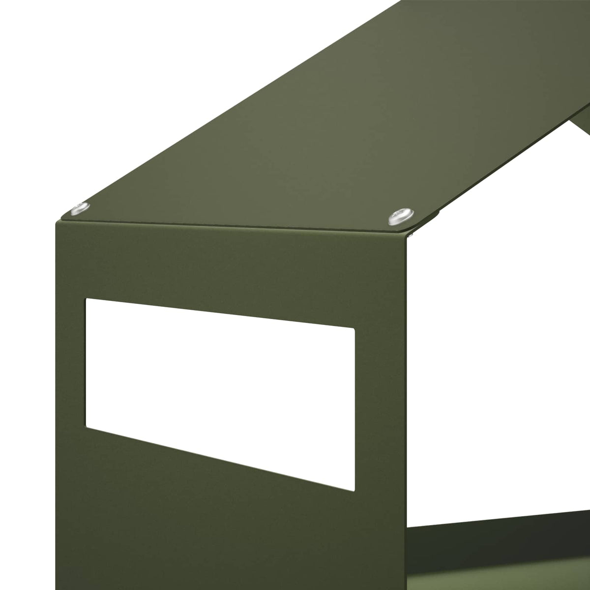 Κρεμαστή ταΐστρα πουλιών Ατσάλι Λαδί 30 x 23 x 23 cm - Pakobazaar