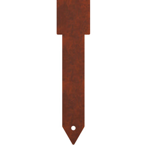 Κηπουρική Στήριξη 3 τμχ. 41 x 10 x 0,08 εκ Σκ rusty - Pakobazaar