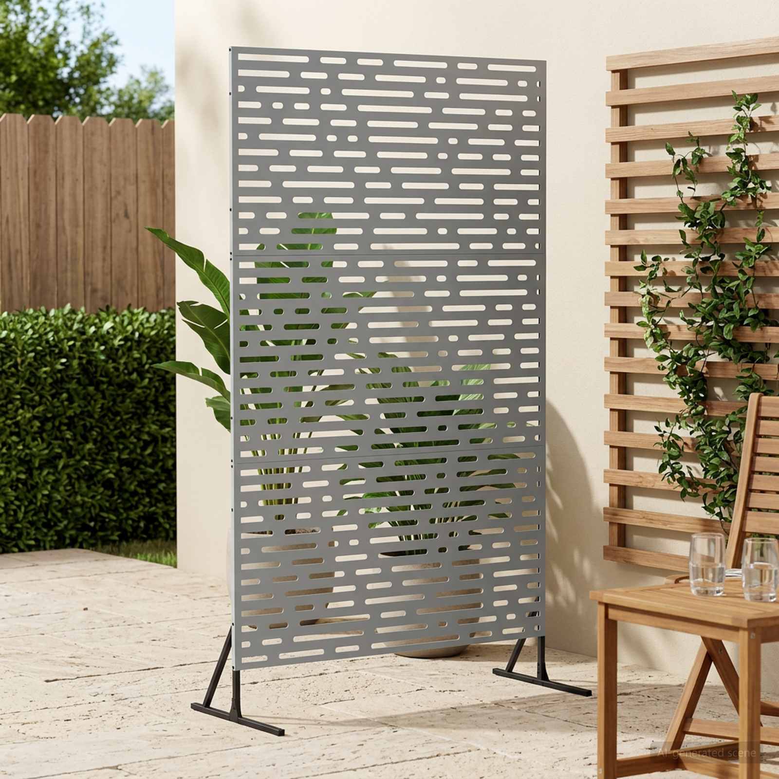 Οθόνη Ιδιωτικότητας 100 x 50 x 180 εκ. Γαλβανισμένος Χάλυβας
