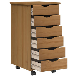 Σετ Γραφείου και Κινητού Ντουλαπιού MOSS 2 pcs Μέλι Καφέ - Pakobazaar