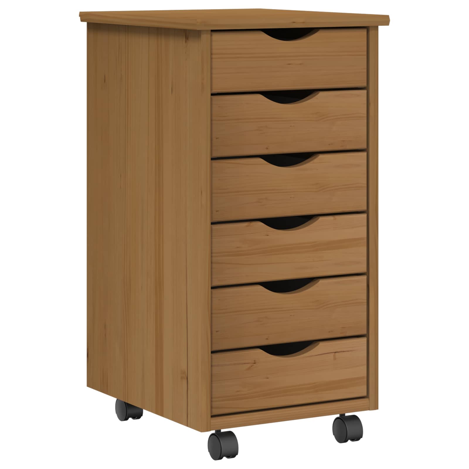 Σετ Γραφείου και Κινητού Ντουλαπιού MOSS 2 pcs Μέλι Καφέ - Pakobazaar