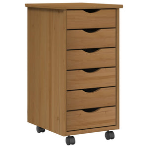 Σετ Γραφείου και Κινητού Ντουλαπιού MOSS 2 pcs Μέλι Καφέ - Pakobazaar