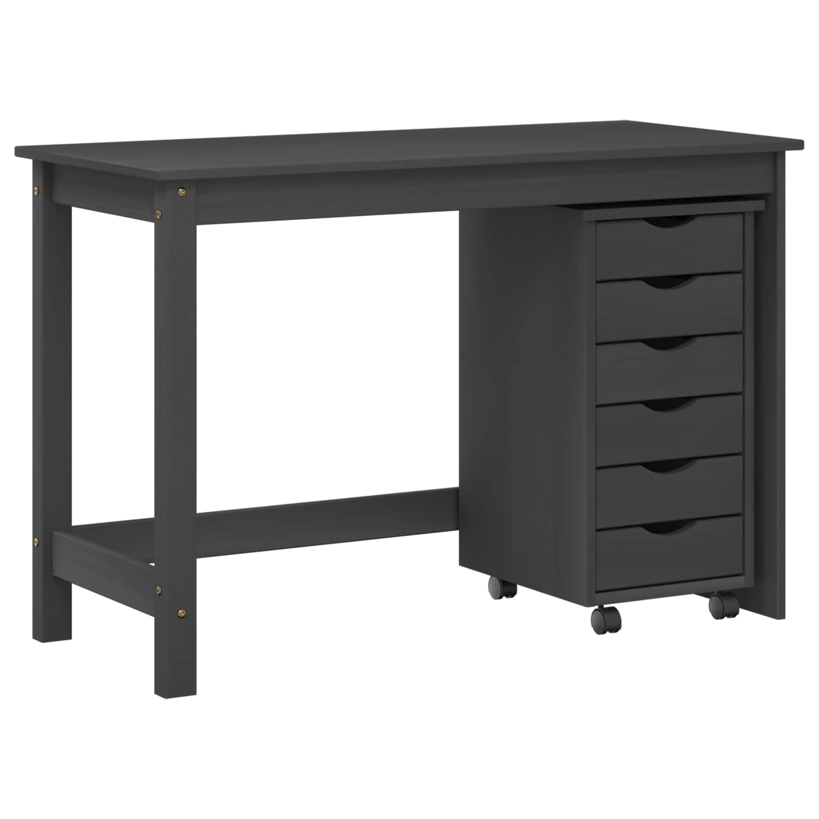 Σετ Γραφείου και Κινητού Ντουλαπιού MOSS 2 pcs Γκρι - Pakobazaar