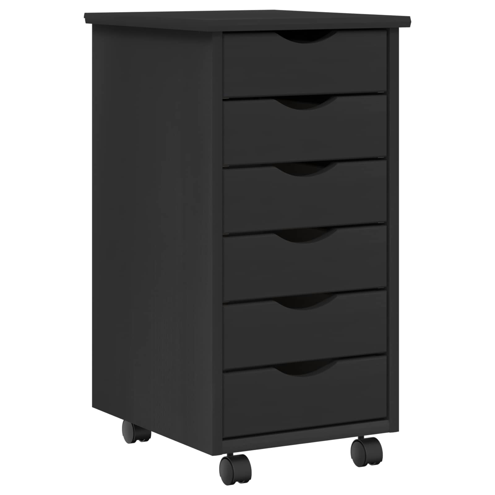 Σετ Γραφείου και Κινητού Ντουλαπιού MOSS 2 pcs Μαύρο - Pakobazaar