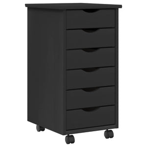 Σετ Γραφείου και Κινητού Ντουλαπιού MOSS 2 pcs Μαύρο - Pakobazaar