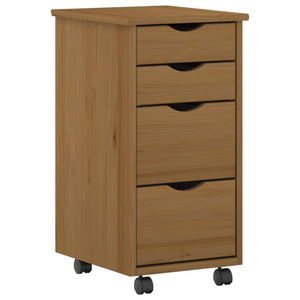 Σετ Γραφείου και Κινητού Ντουλαπιού MOSS 2 pcs Μέλι Καφέ - Pakobazaar