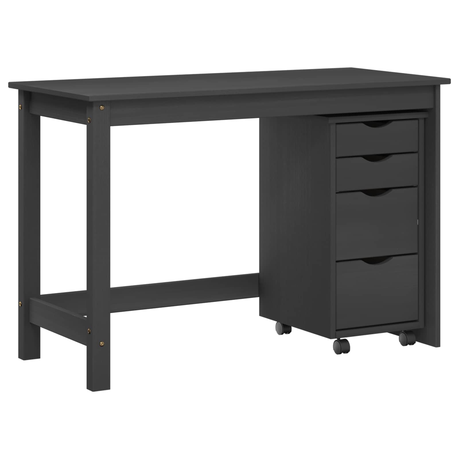 Σετ Γραφείου και Κινητού Ντουλαπιού MOSS 2 pcs Γκρι - Pakobazaar