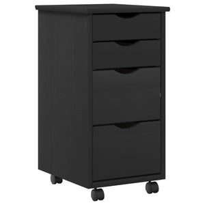 Σετ Γραφείου και Κινητού Ντουλαπιού MOSS 2 pcs Μαύρο - Pakobazaar
