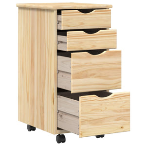 Σετ Γραφείου και Κινητού Ντουλαπιού MOSS 2 pcs Καφέ - Pakobazaar